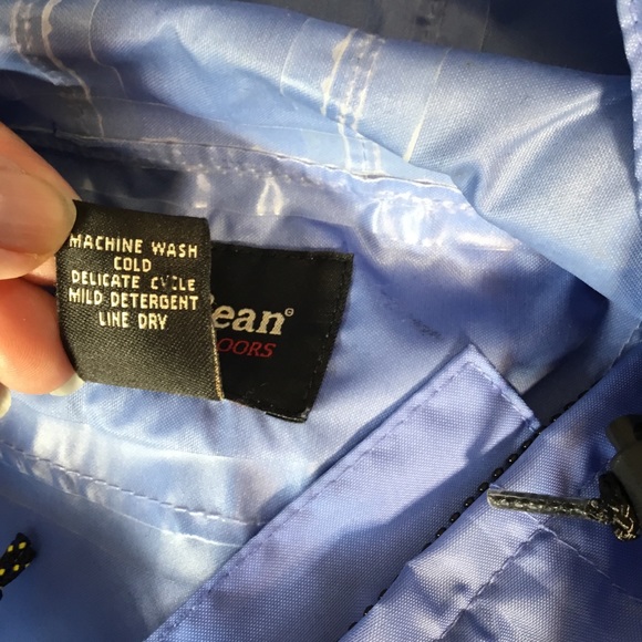 L.L.Bean Outdoors Rain Jacket Wind Breaker Medium - Picture 4 of 16